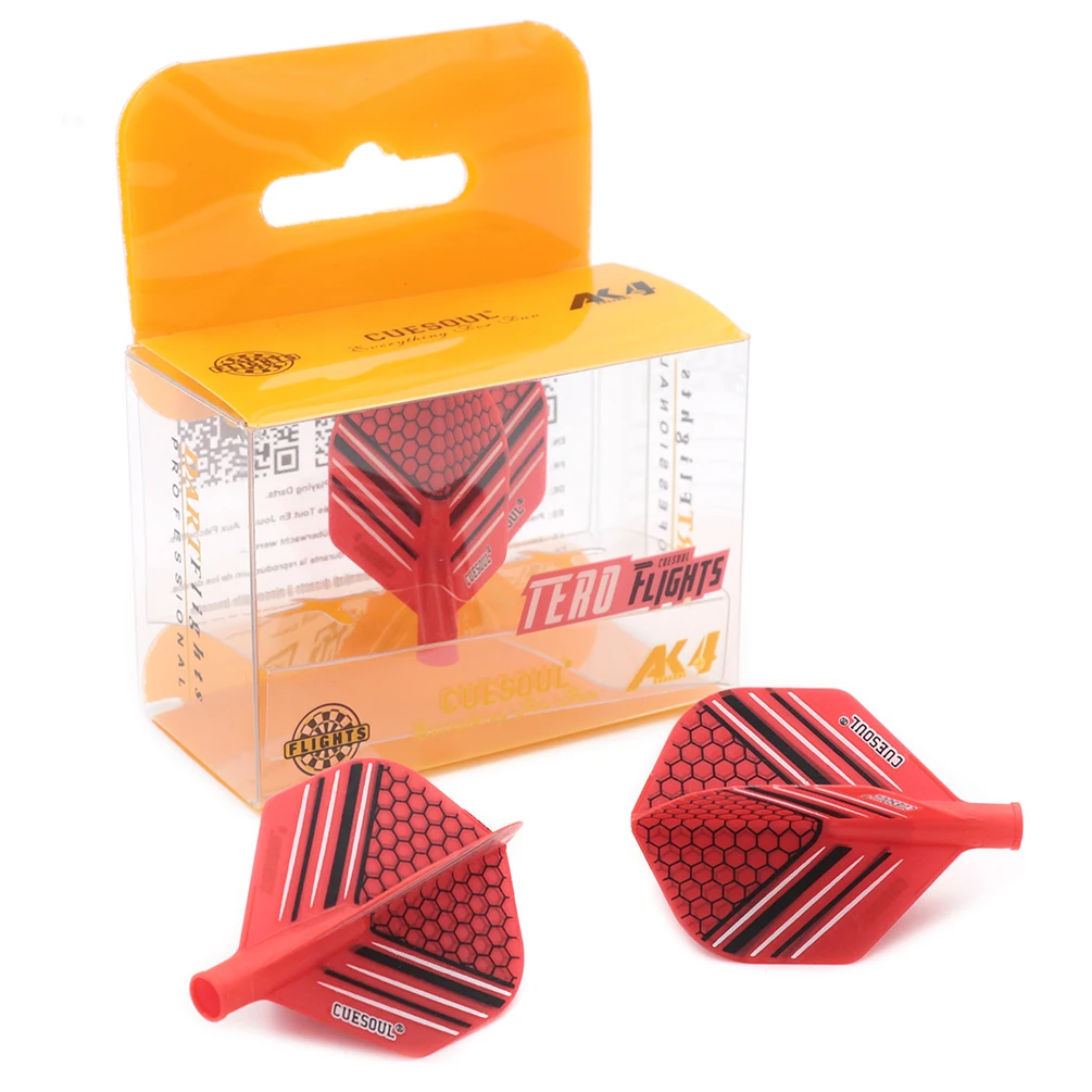 Фото CUESOUL New Launch AK4 Dart Flights Стандартная форма — черно-белый узор №3