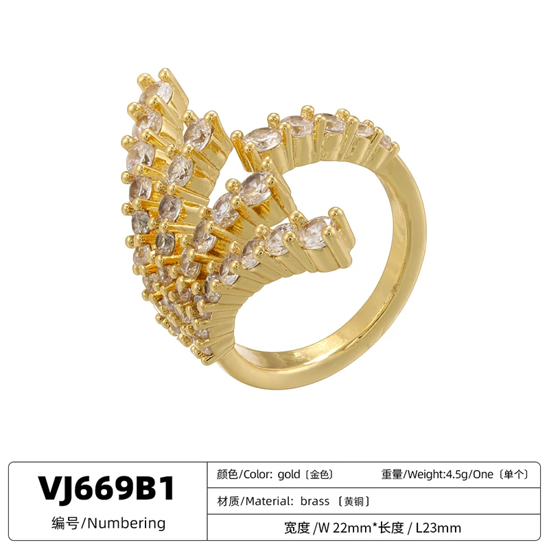 Женское кольцо ZHUKOU