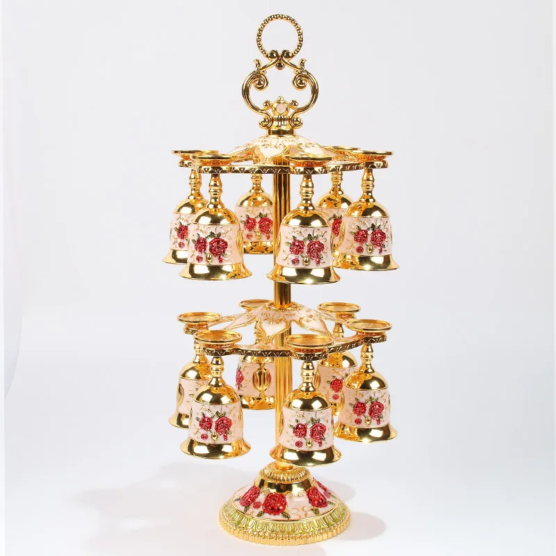 Европейские 6/12 чашек/Набор металлические чашки для вина verre a vin kielizek do wina графин