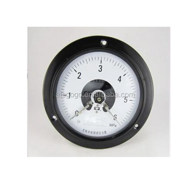 

Photoelectric electric contact pressure gauge