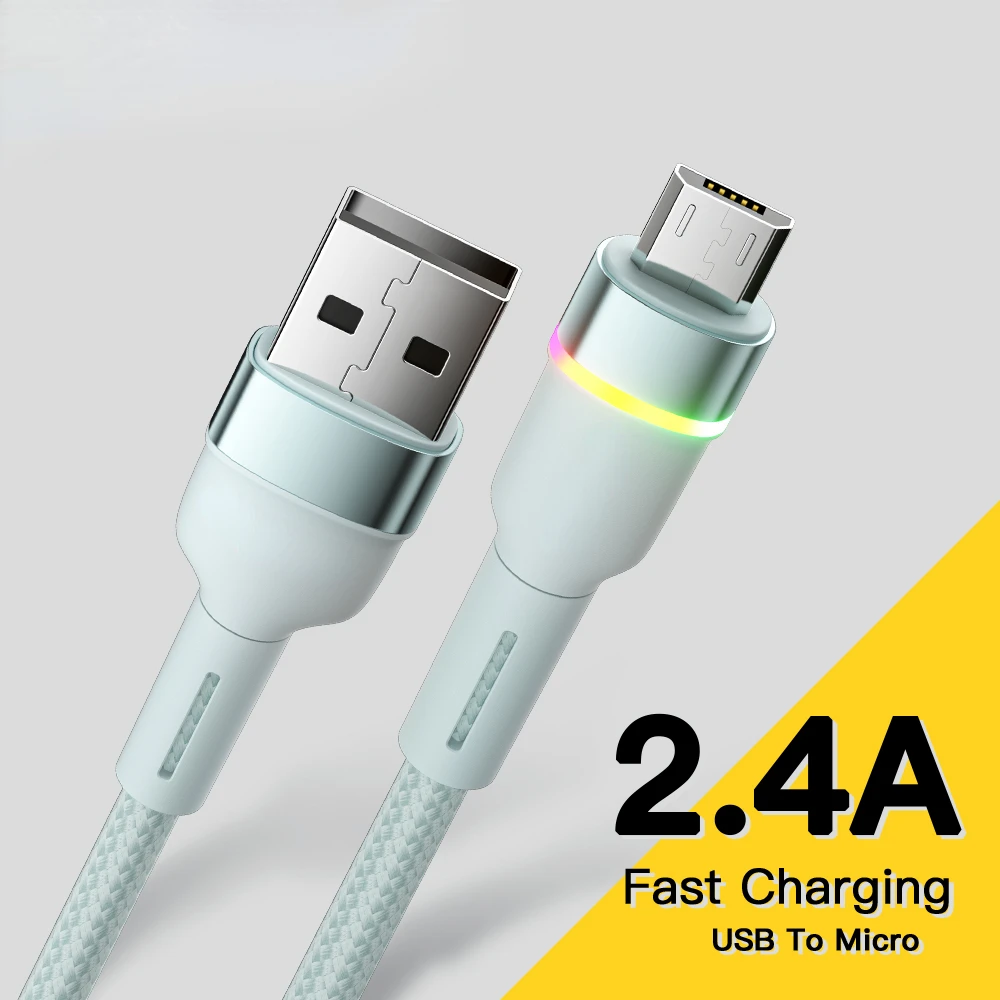 

Micro USB Cable Fast Charger Data Cord Wire For Xiaomi Mi Redmi 12 11 10 Phone Charging Cord Cable