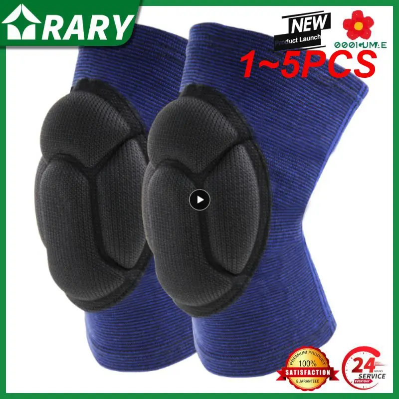 

1~5PCS Pair Protective Knee Pads Thick Sponge Football Volleyball Extreme Sports Anti-Slip Collision Avoidance Kneepad Brace