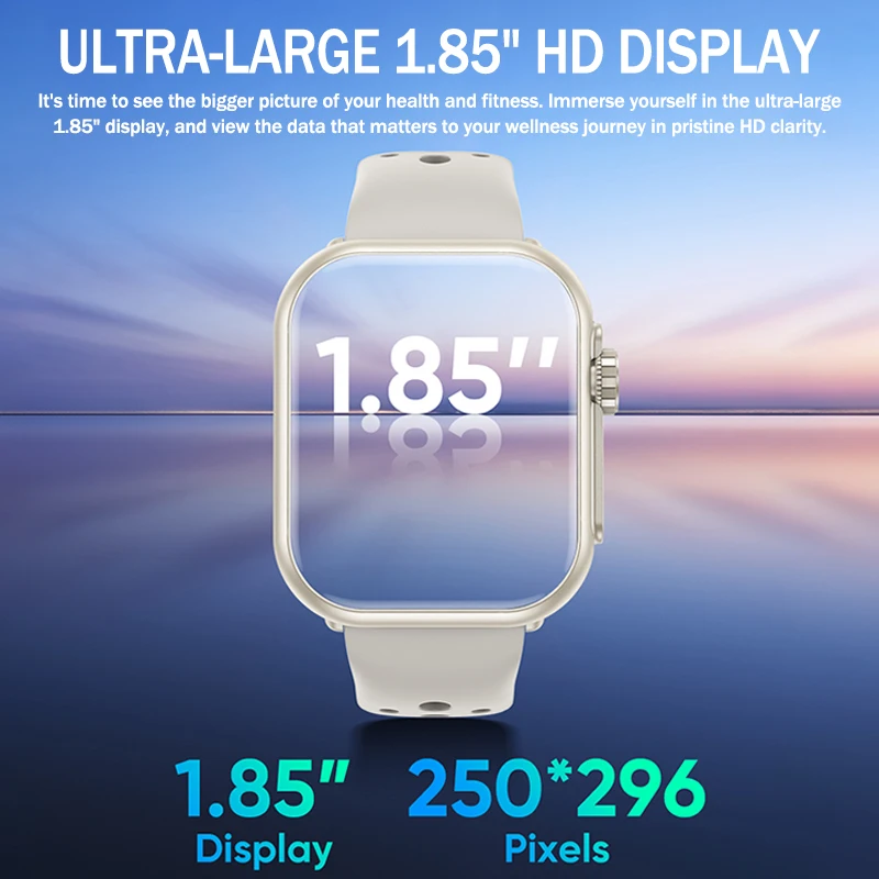 Новые умные часы XIAOMI IOS Watch Ultra2 для женщин, 1000 мАч, 1.85-дюймовый AMOLED-экран с полным сенсорным управлением, звонки по Bluetooth, модные женские смарт-часы. (art.: 3920daffdbed8) - 3920daffdbed8