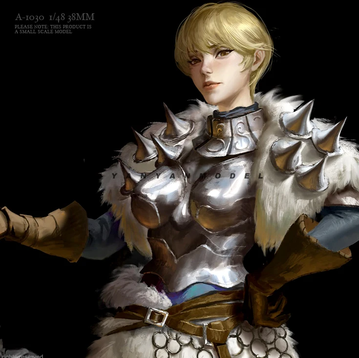 

Unpainted Resin Model Garage KINGDOM DEATH KD 38mm Beauty Soldier Goddess Series KD A-1030