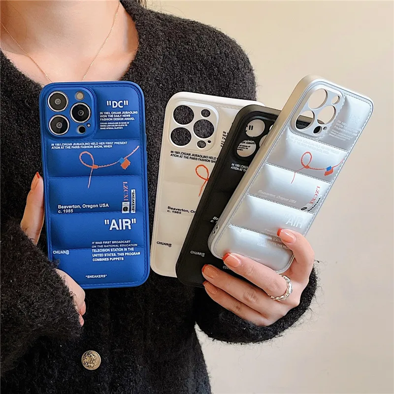 Чехол для телефона Korea Luxury 3D Grid Soft Black для iPhone 14 Pro Max 13 12 11 XS X XR, защищающий от ударов, с шокопрочной задней крышкой.