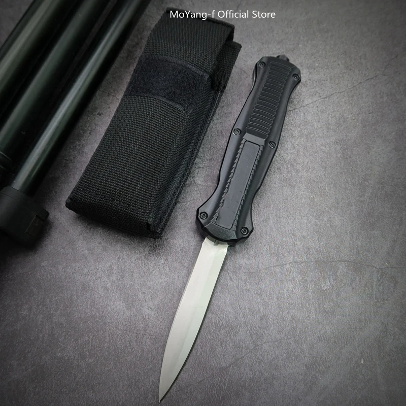

Mini D2 steel OTF camping survival folding knife peeling knife key chain pocket knife small tool