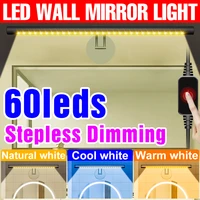 dressing table makeup mirror lamp led wall light usb rechargeable vanity makeup light dimmable fill lamp kitchen cabinet bulb