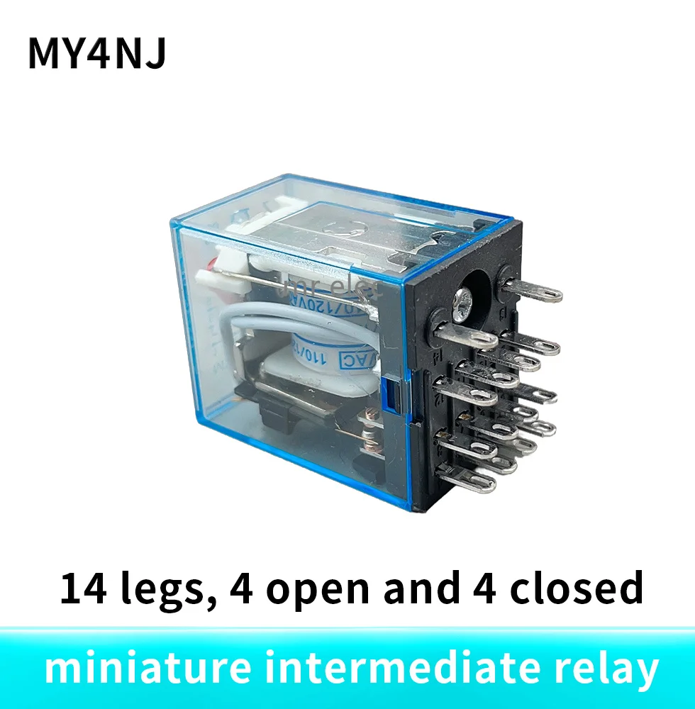 

1 шт. реле MY4NJ HH54P MY4N-J 14 Pin AC/DC 12 В 24 В 36 В 48 В 110 В 220 В 380 В мини-реле промежуточное электромагнитное реле