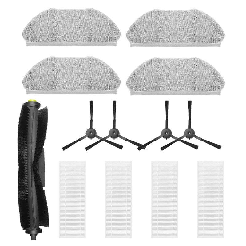 Аксессуары для 360 S10 / X100 Max Запасные части основная боковая щетка фильтр Швабра