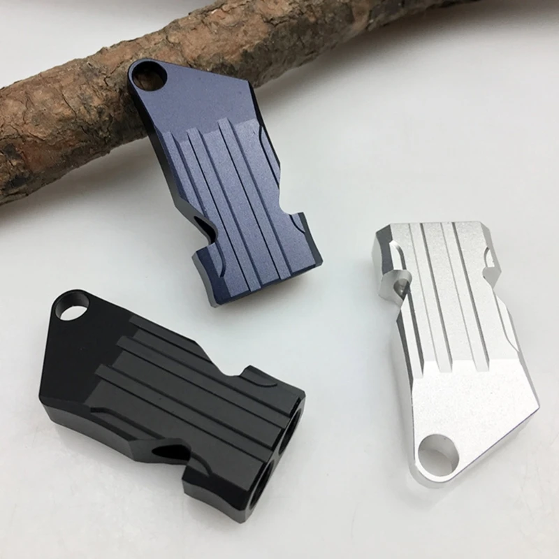 

Aluminum Alloy Super 2 Tube High-decibel Portable Outdoor Life-saving Survival Metal