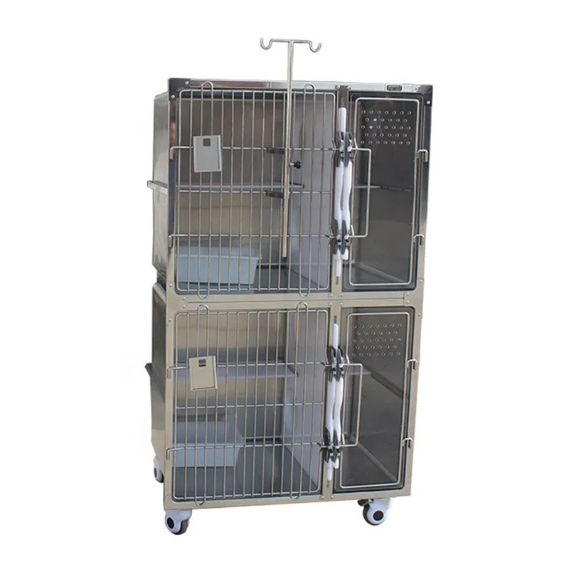 

Full-featured 304 stainless steel animal pet cages for Cat
