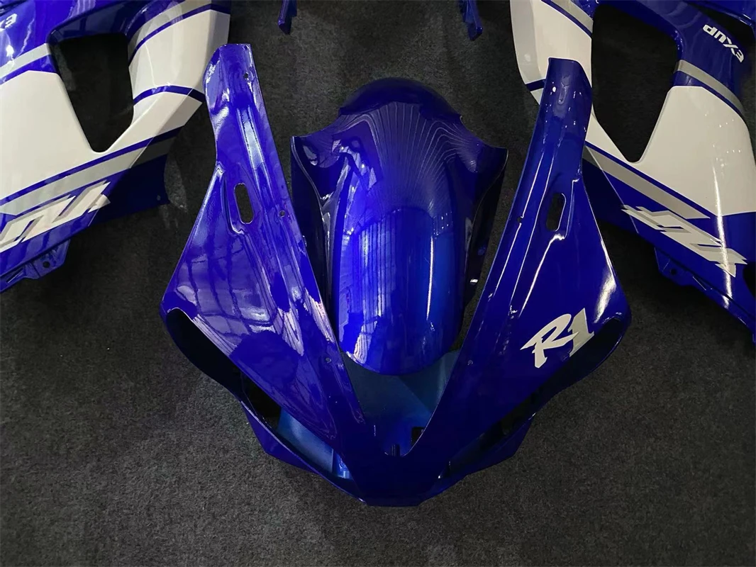Фото Комплект обтекателей для мотоцикла, пластиковый корпус для Yamaha YZFR1 YZF-R1 YZF R1 2000 2001, аксессуары, инъекционный полный кузов, черный №3