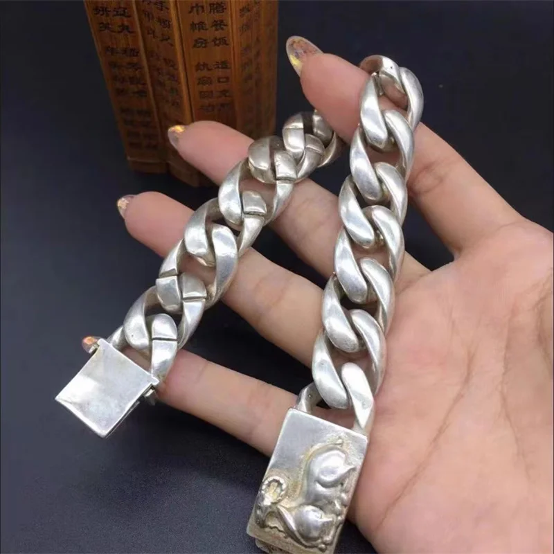 Mai Chuang/ Тибетский серебряный браслет с овечкой модный персонализированные