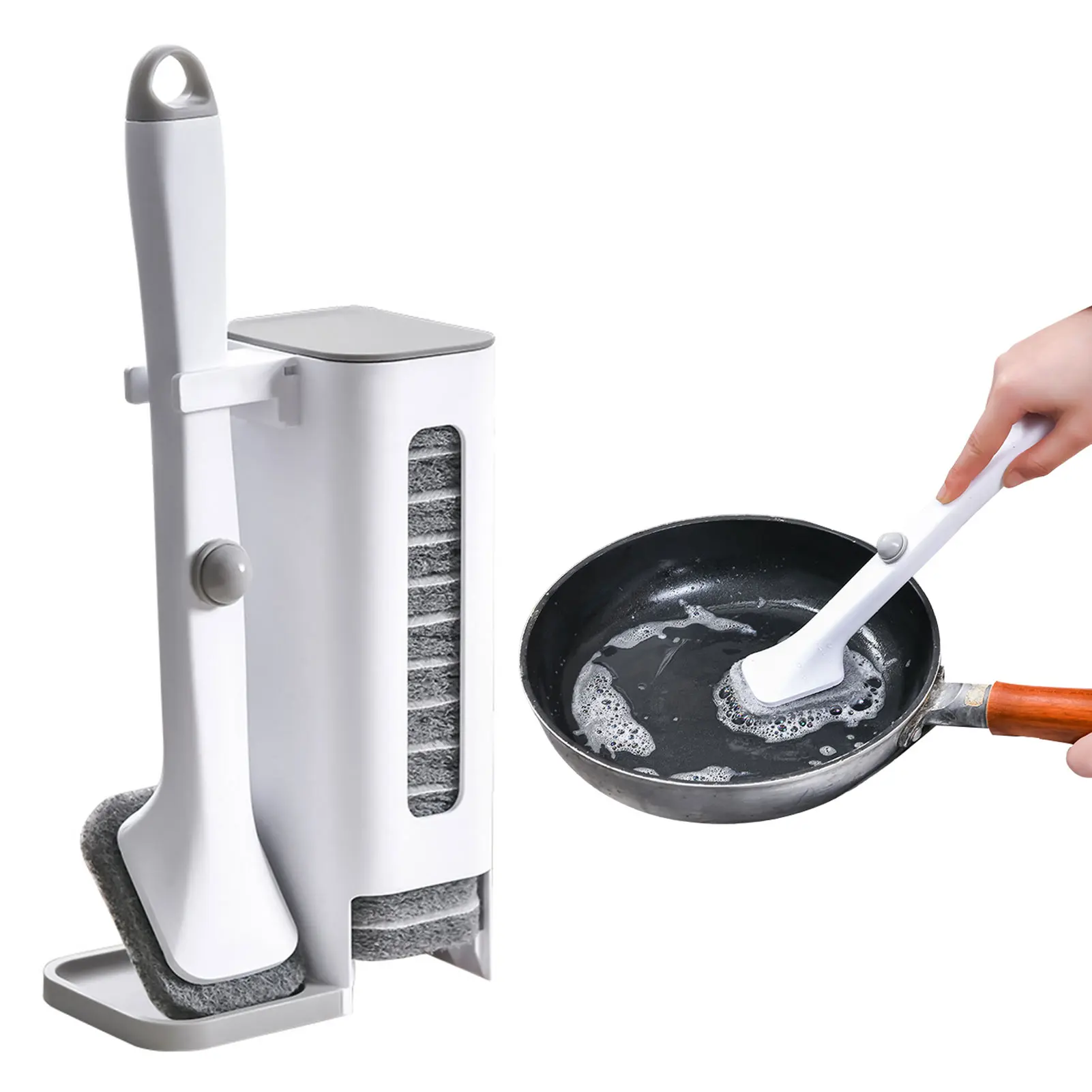 

Набор щеток для мыла, кухонный дозатор мыла с 10 чистящими щетками