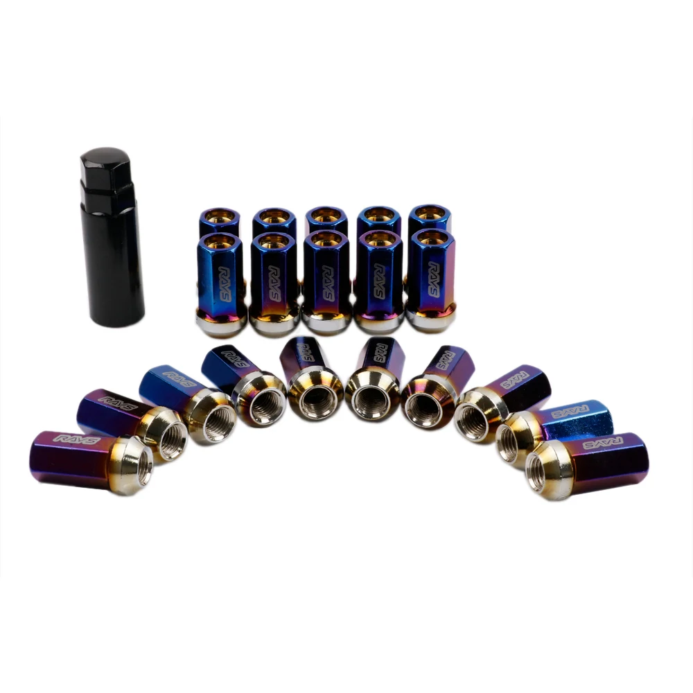 Новинка голубые Колесные гайки из алюминиевого сплава A7075 бренда брюнт колесные