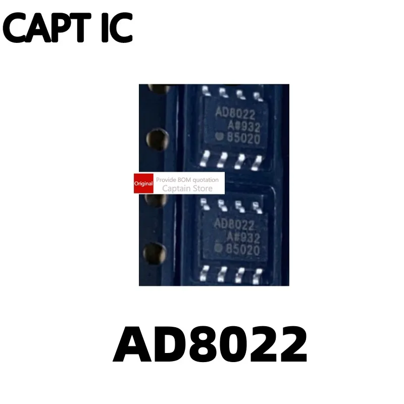 Микросхема операционного усилителя SOP-8 AD8022ARZ AD8022AR AD8022A AD8022, 1 шт.