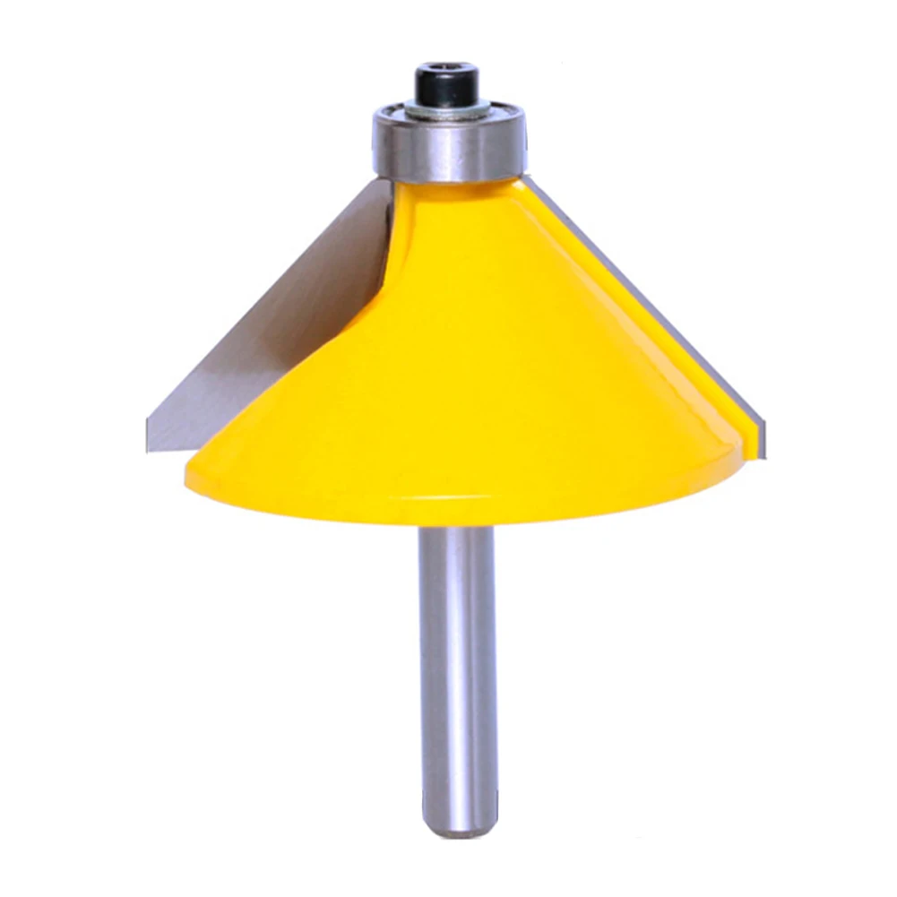 6 35 мм 1/4 ручка 45 градусов хвостовик Угловое округление сверху фреза с подшипником