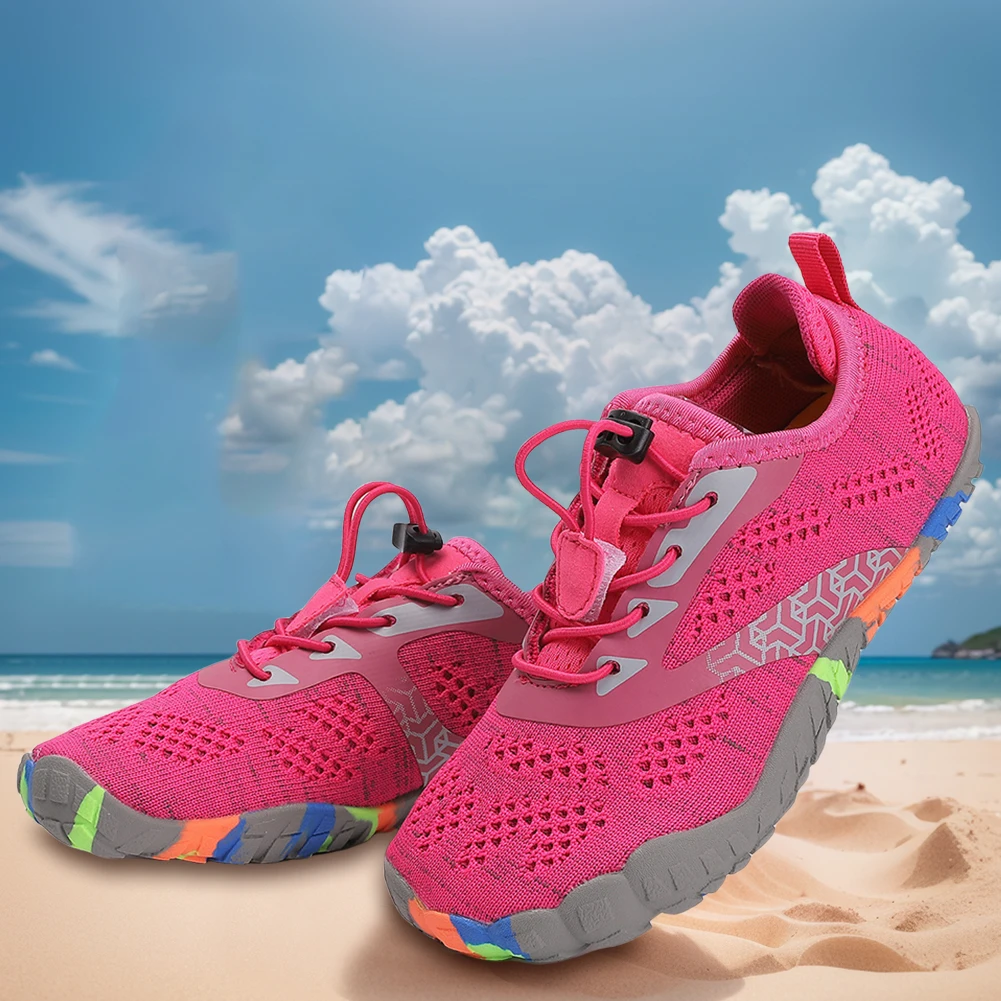 Детская обувь для воды. босиком. Удобная легкая цвета морской волны. Дышащая