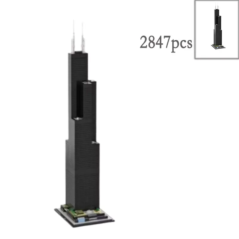 Пятно MOC- 148580 149137 159549 150306 153369 127024 174819 Современная архитектура вид на улицу сборка