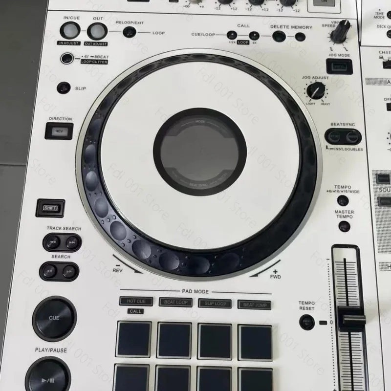 Фото Наклейка-скин для DJ-контроллера XDJ XZ, полное покрытие, бело-серебристая, идеально подходит №3