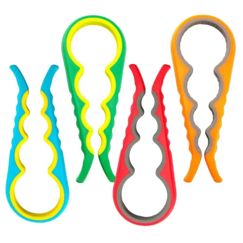 

Jar Opener 4in1 Multifunction Jar Portable Bottle Opener Easy Grip Bottle Opener Lid Quick Opening Use For Weak Hands