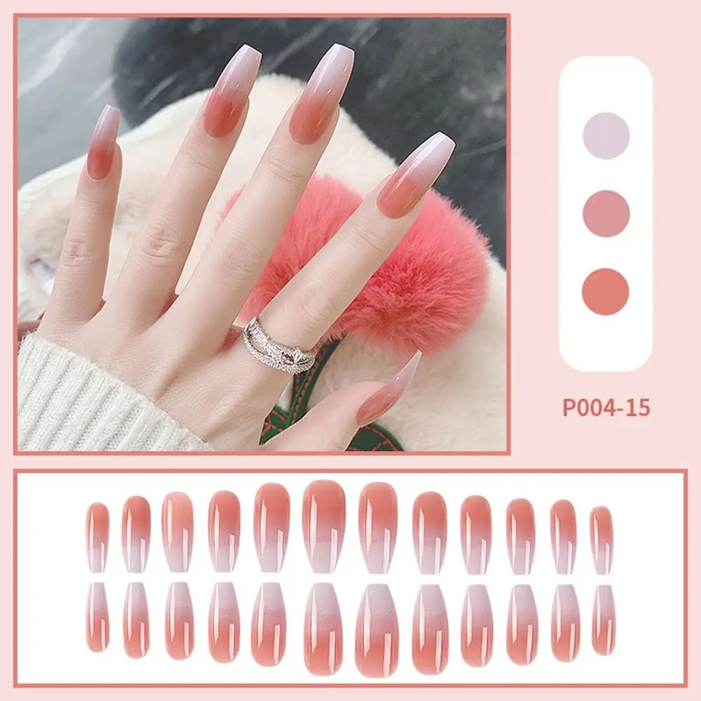 

24pcs/Box Ballerina Manicure Tool Artificial Detachable Wearable Nail Tips Fake Nails Coffin False Nails