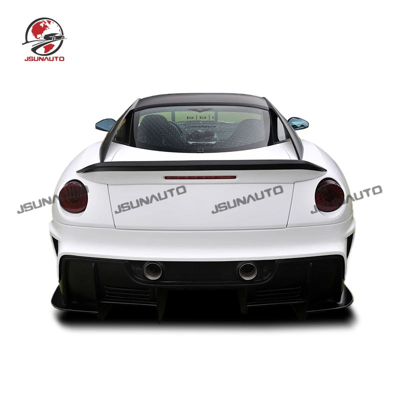 Хорошая установка для Ferrari 599 V стиль углеродное волокно передний бампер губа