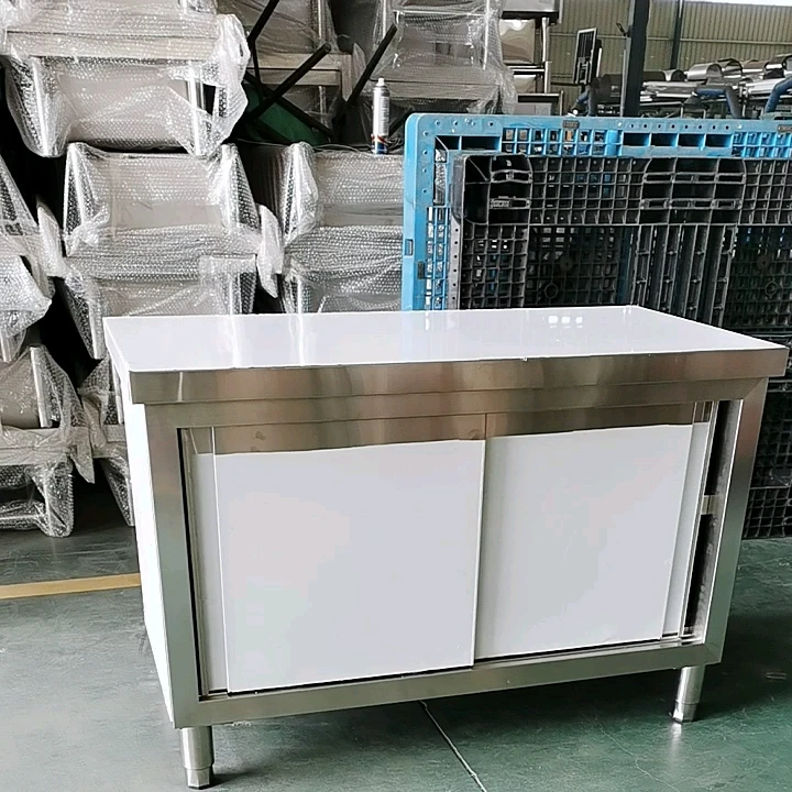 

Good supplier stainless steel table cabinet commercial kitchen cabinets