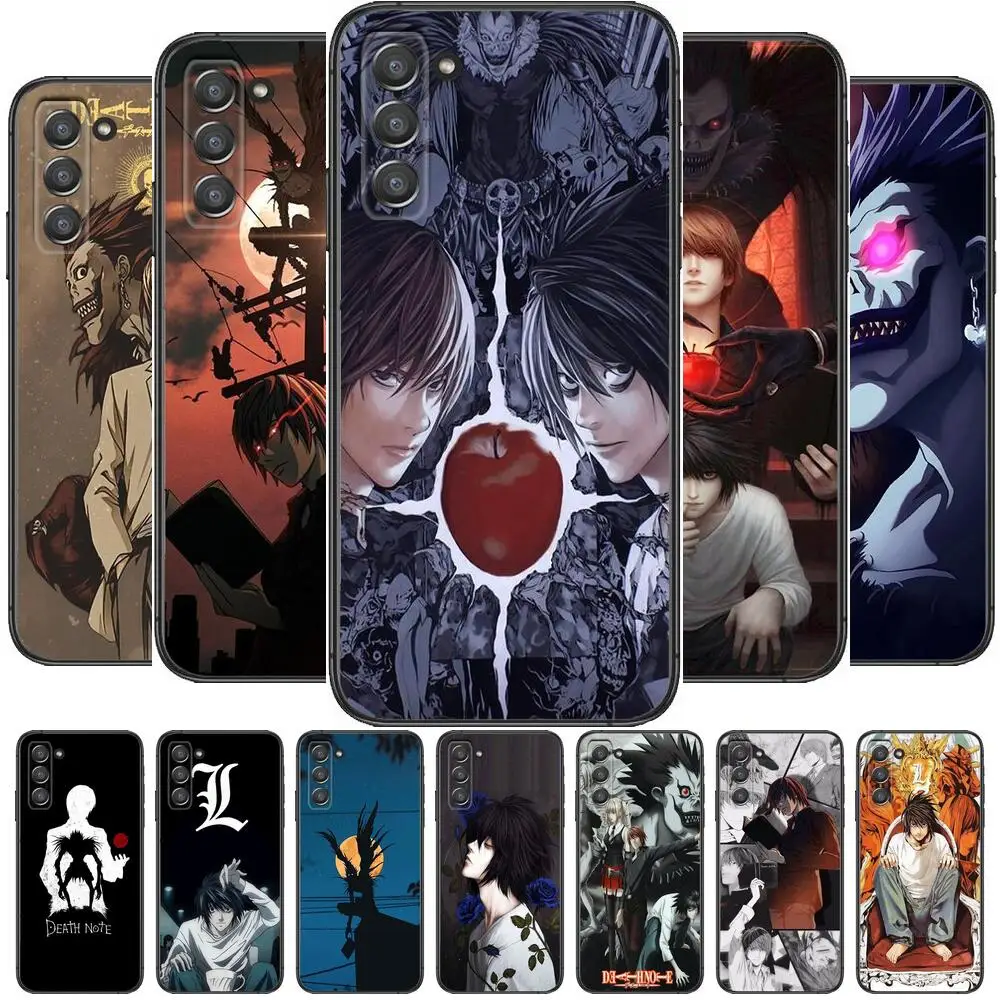 

Death Note Classic Anime Phone cover hull For SamSung Galaxy s6 s7 S8 S9 S10E S20 S21 S5 S30 Plus S20 fe 5G Lite Ultra Edge