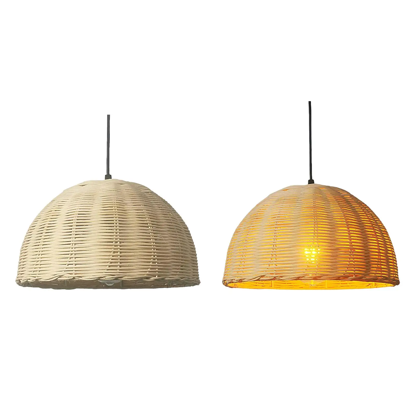 

Woven Bamboo Pendant Light Handwoven Bamboo Light Cover for Living Room Shop