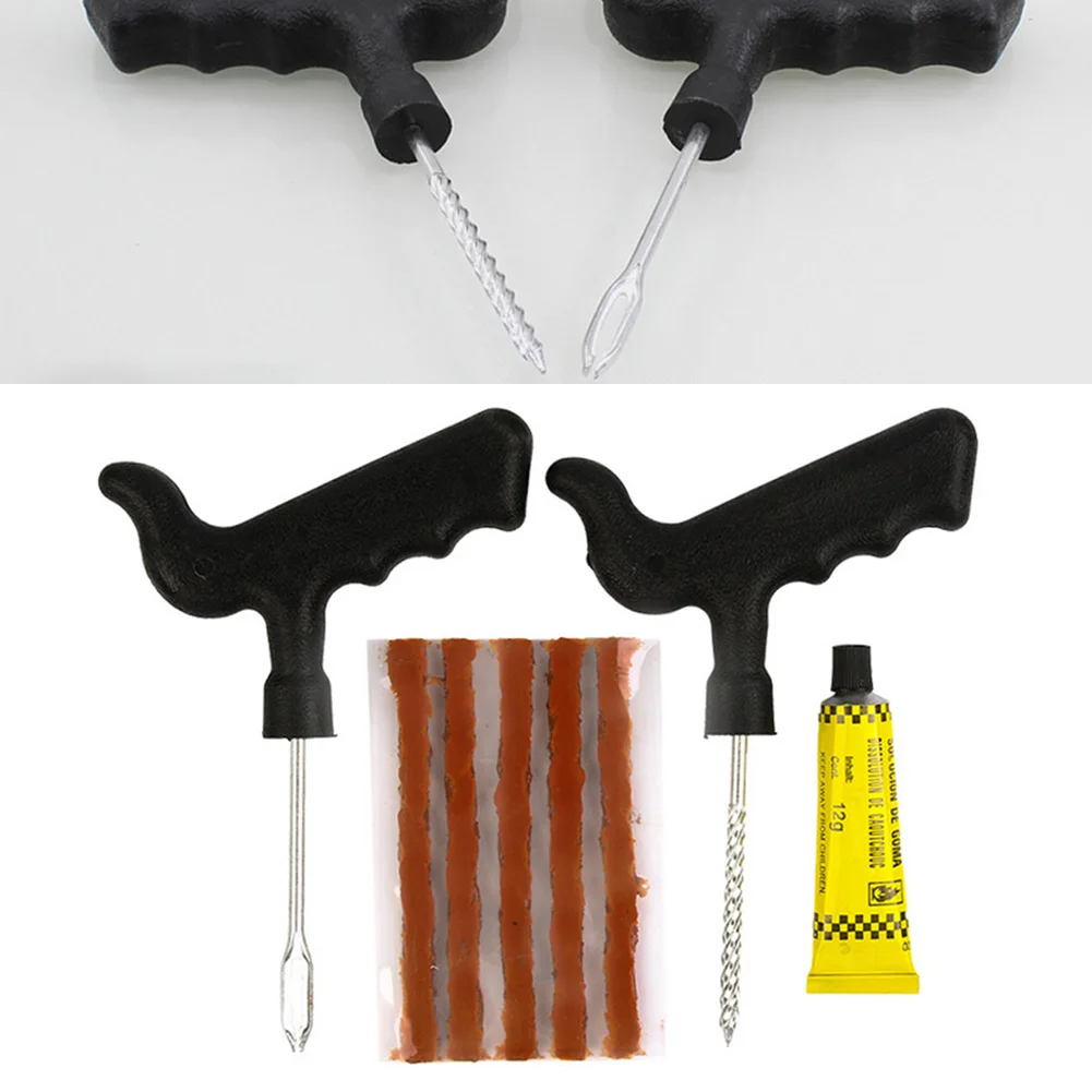 

15*11*2.2cm Car Tire Repair Tools Tire Repair Kit Rivet Tool Set Car Bicycle Tubeless Tire Car Tyre Repair Kit
