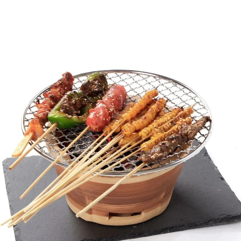 

Старая керамическая плитка для барбекю, 19 см