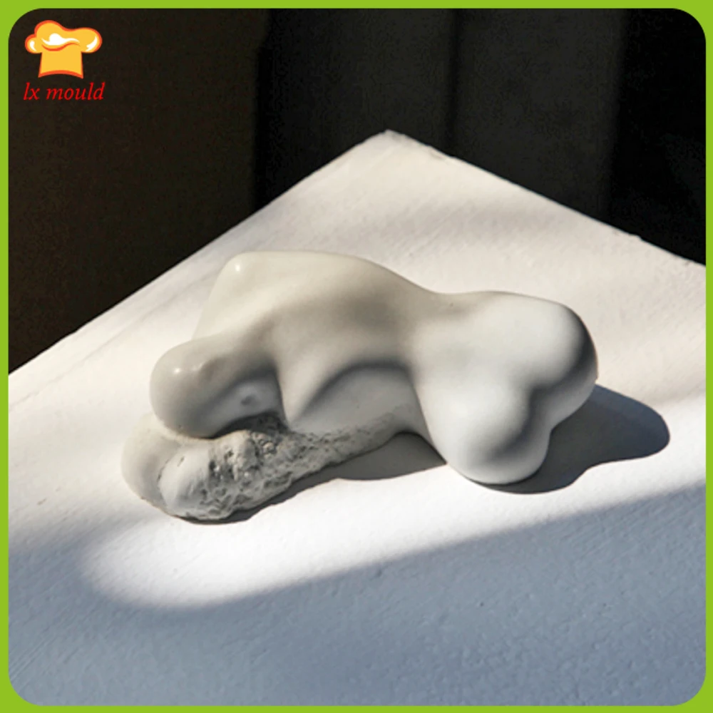 

LX Original Abstract Woman Body Candle Silicone Mould Art Figure Soap Silicone Mold Sculpture Home Decoration Tools