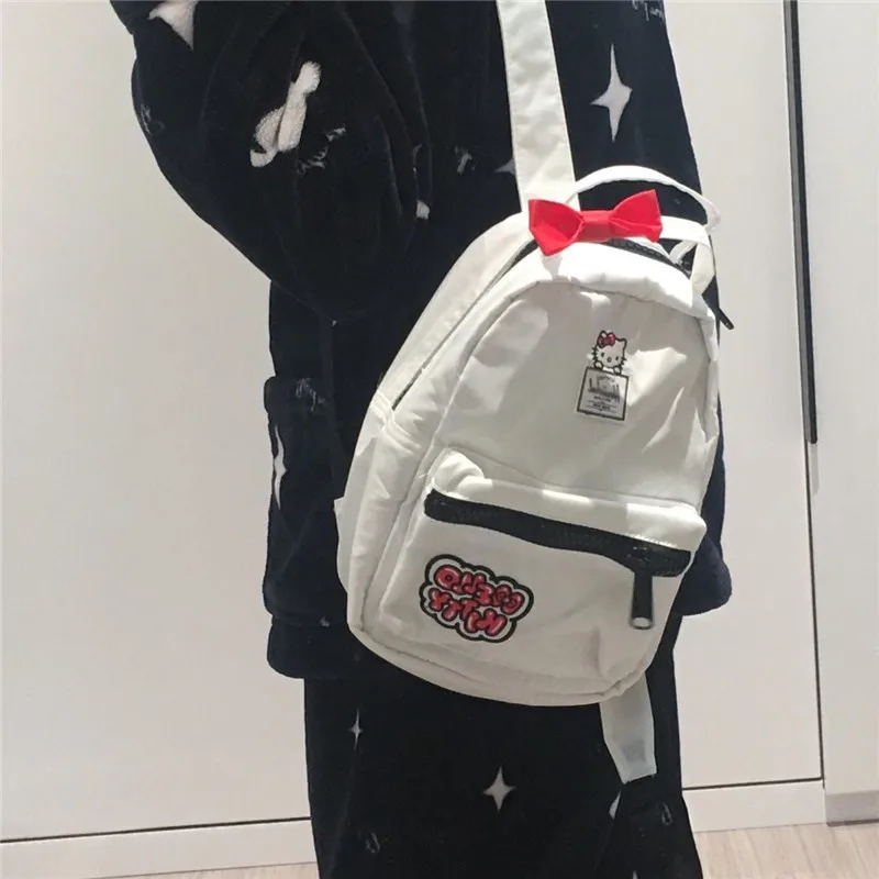 

Sanrio Mymelody Kuromi Hellokitty Kawaii New Cute Girl Tide Brand Cartoon Backpack Men and Women Lightweight Backpack