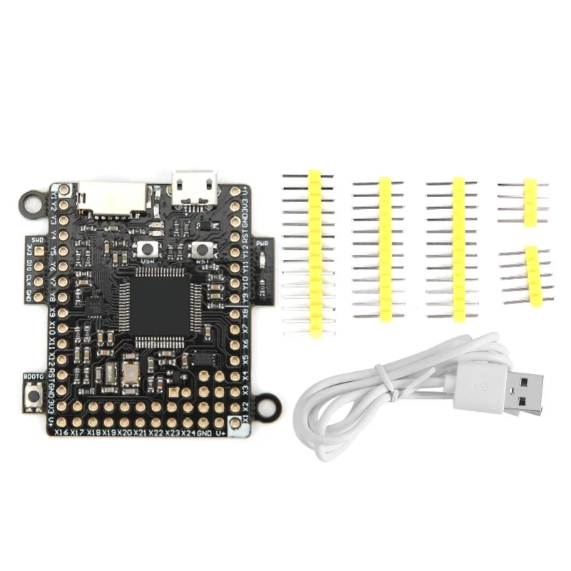 Фото Модуль основной платы для программирования и разработки на PYBv1.1 Pyboard с использованием Python3 STM32F405 №1