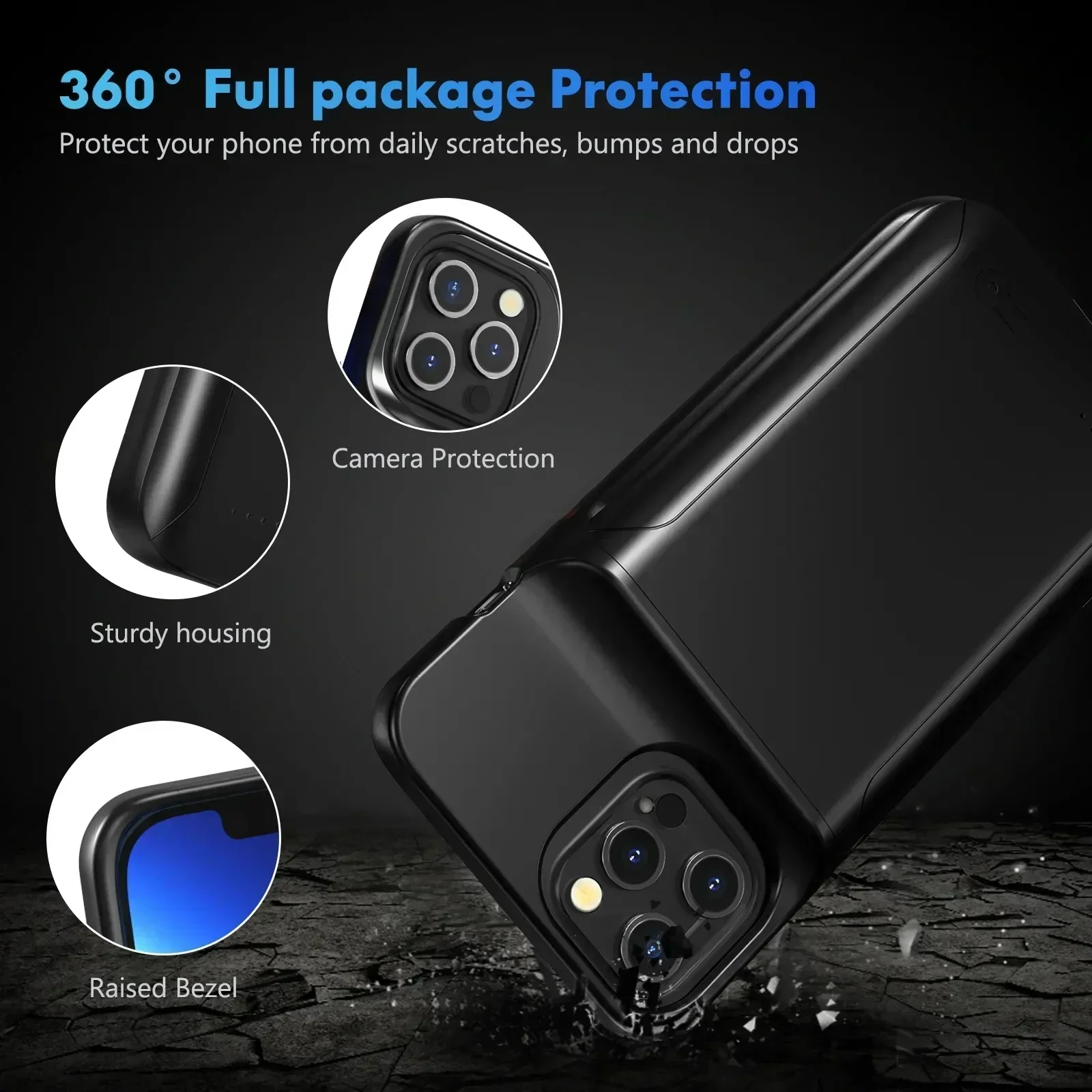 Чехол-аккумулятор 10000 мАч для Iphone 12 11 14 13 Pro Max Mini Power Bank чехол зарядного устройства