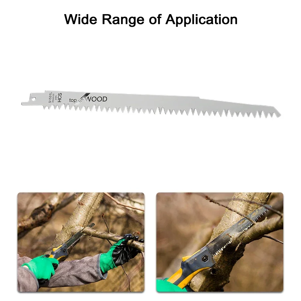 Для фанеры для деревянной доски лезвие сабельной пилы Серебряное зажима длина 240