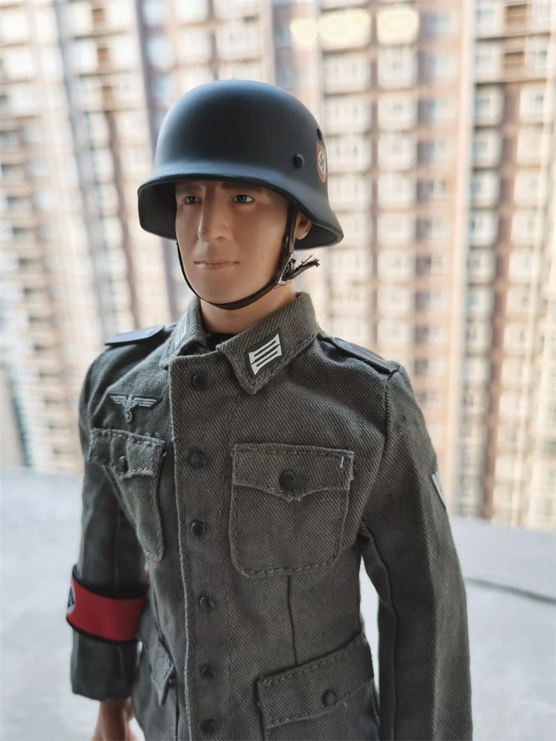 

1/6 DAM DID WWII Military Series German Soldier General Battle Uniform Dress Hollow Boots Fit 12" Action Doll Collectable