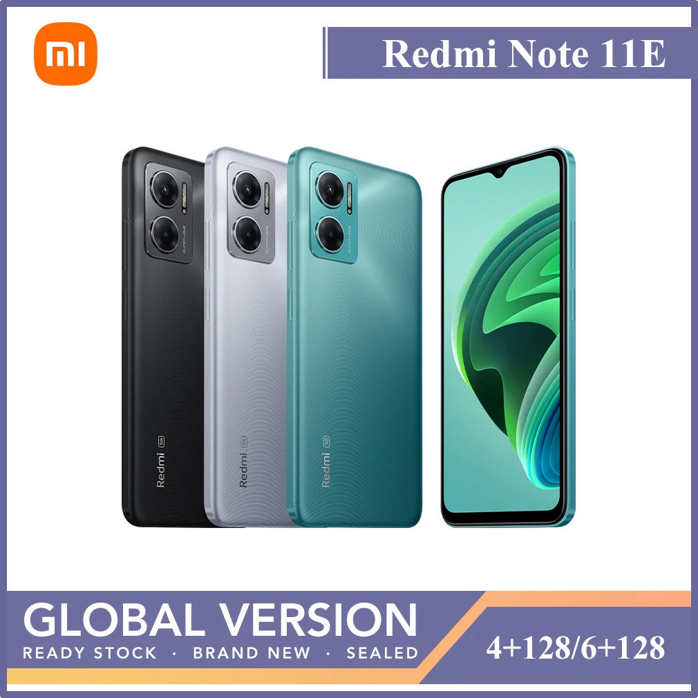 Ceny Oryginalny Xiaomi Redmi Note 11E 5G 4GB + 128GB / 6GB + 128GB Smartphone Dimensity 700 90Hz Wyświetlacz 50MP Kamera 5000mAh