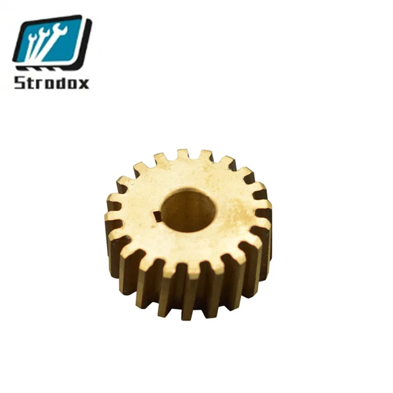 

5 Pieces Milling Machine Parts Brass Material B08 Machine Head Auto Feed Turbine Holder Brass Worm Gear 34mm Outer Diameter
