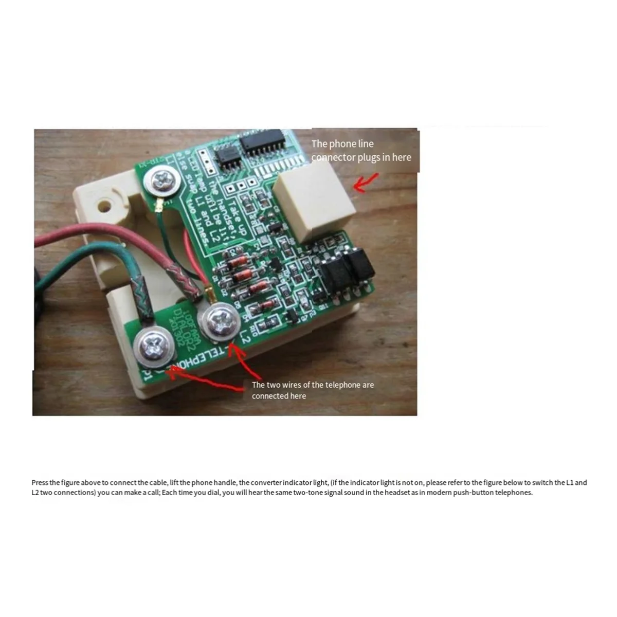 Преобразователь импульсов в двух тонах циферблат телефона многочастотный
