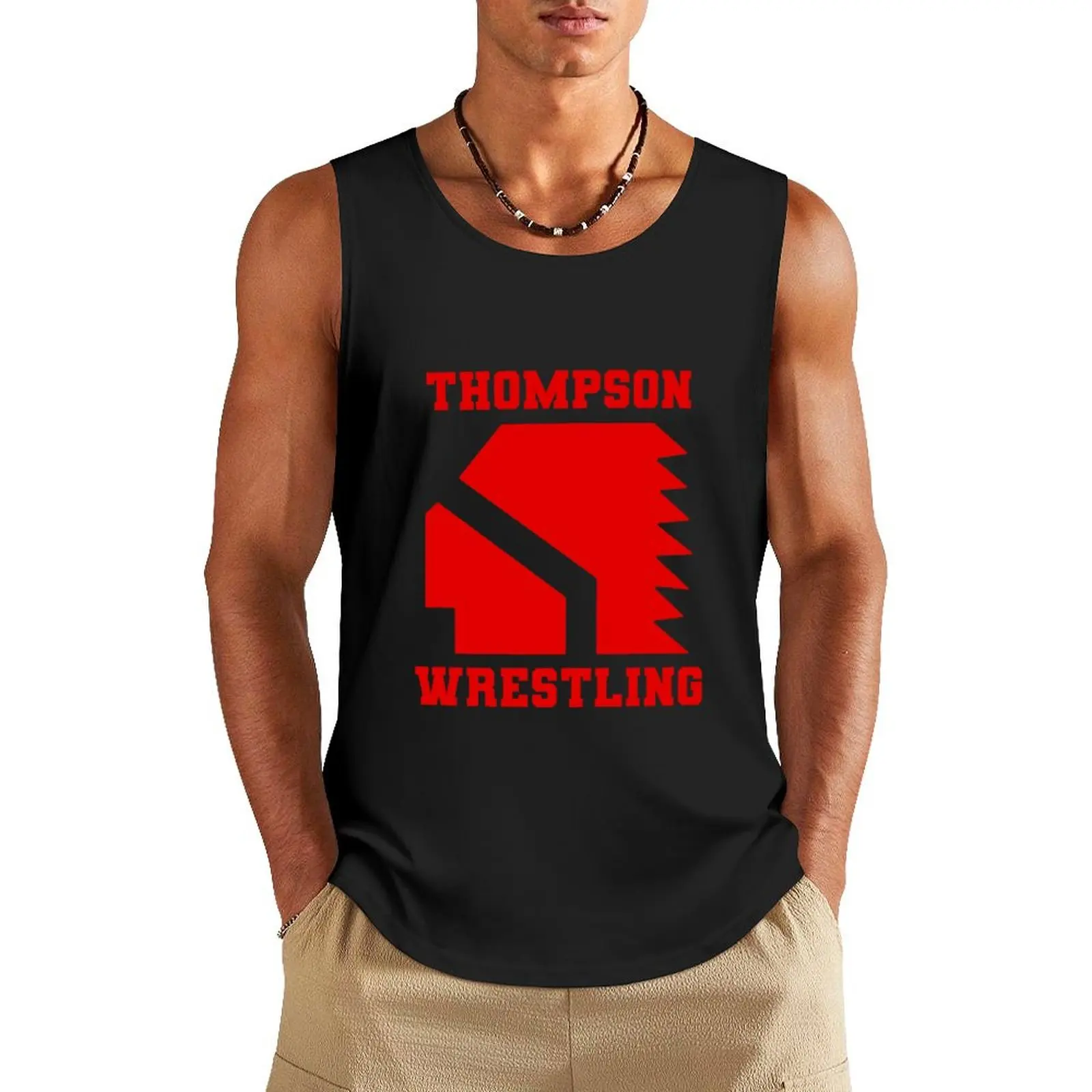 Thompson Wrestling / Vision Quest Matthew Modine Tank Top Мужская летняя одежда