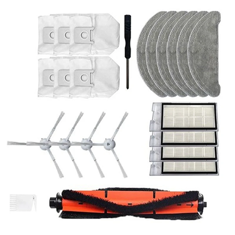 

Accessories For Xiaomi Roidmi EVE Plus Robotic Vacuum Cleaner Mop Cloth Hepa Filter Brush Dust Bag Replacement Parts