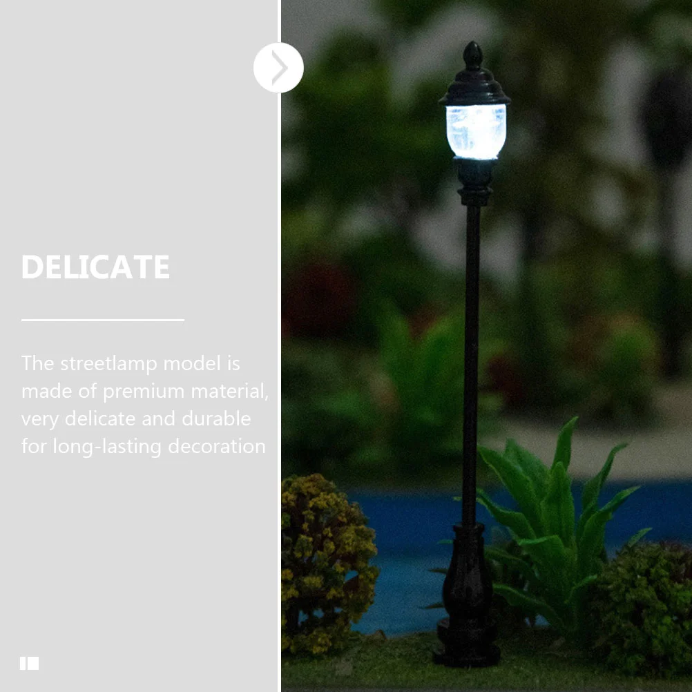 Премиум 5 шт. Имитация миниатюрной модели уличного фонаря для украшения мини-дома