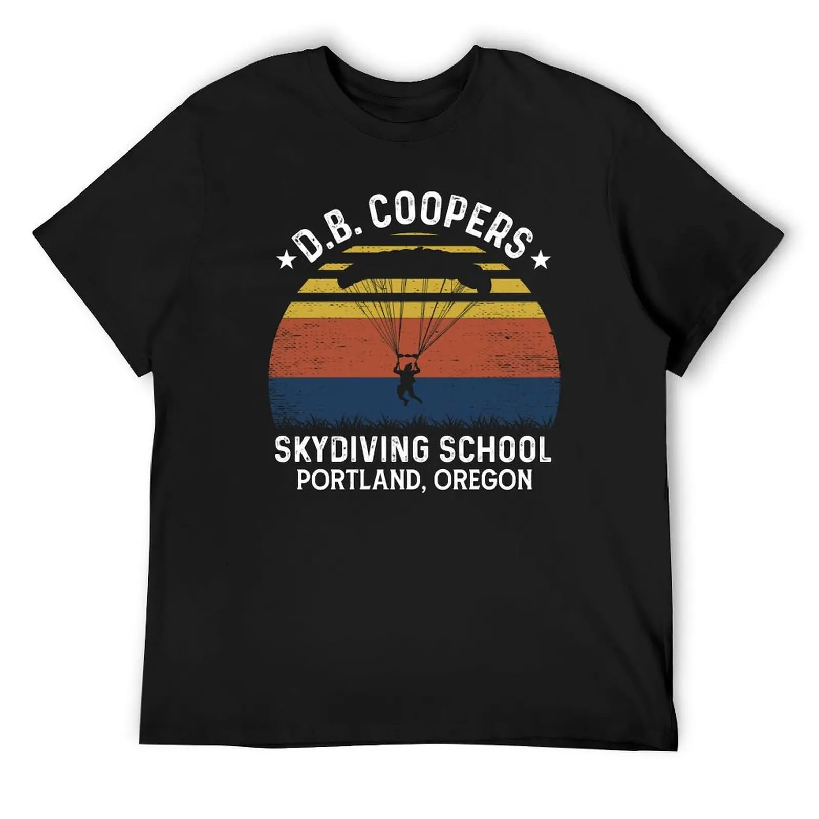 D B Cooper T-Shirt summer clothes tops mens champion t shirts