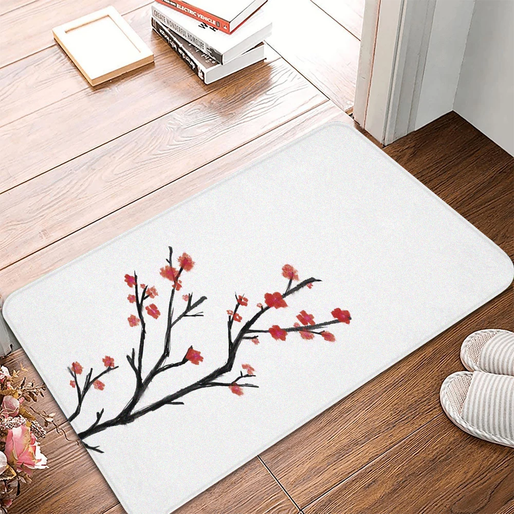 

Sakura door mat bathroom mat Home decoration toilet Room carpet Anti-slip shower 40X60C/50X80CM Mat for kitchen Absorb water