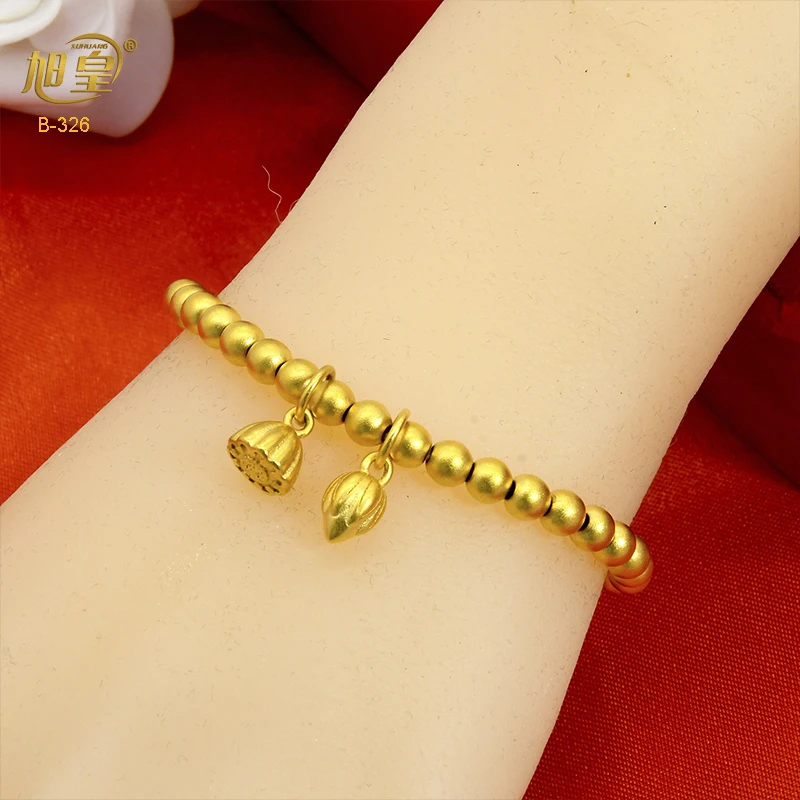 

XUHUANG Dubai Luxury 24K Gold Plated Bangles Stretch Adjustable Bracelets For Women Hip Hop Party Female Bracelet Jewelry Gifts