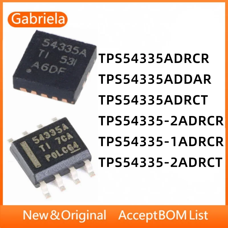 TPS54335ADRCR TPS54335ADDAR TPS54335ADRCT TPS54335-2ADRCR TPS54335-1ADRCR Оригинальный оригинальный чип DC-DCpower