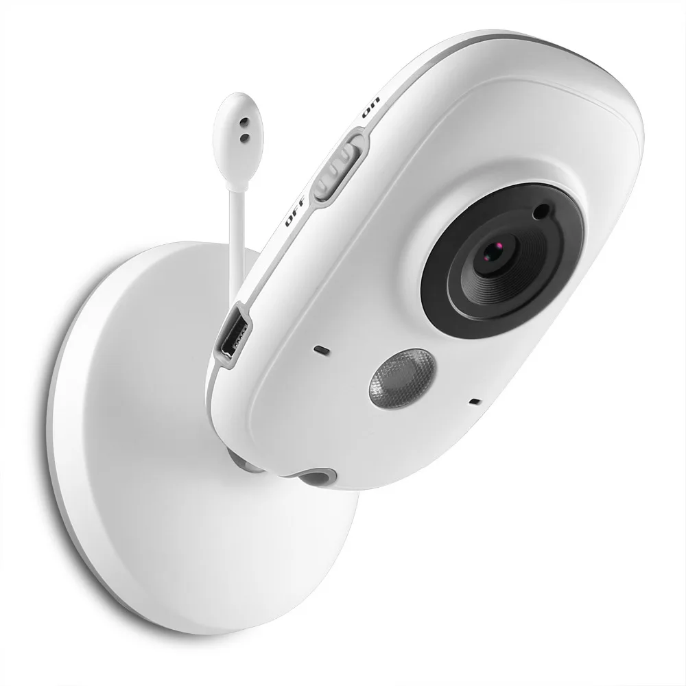 

2022 SANNCE Baby Monitor Wireless Mini Camera 3.2 inch Night Vision Surveillance Displayer Camera for Home Security White Color