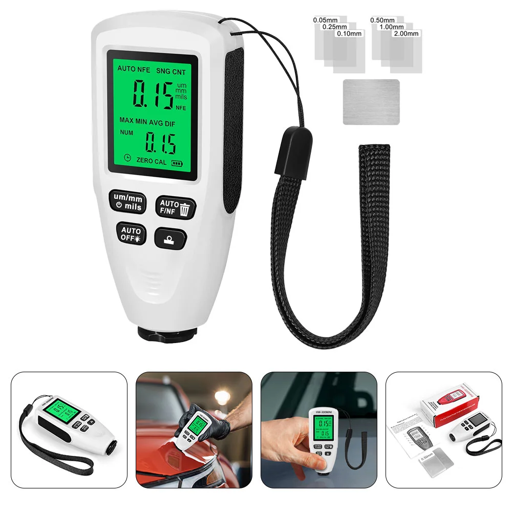 Толщиномер покрытия автомобильный измеритель глубины автомобильной краски